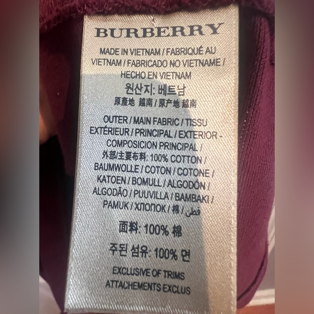 Burberry polo shit men size large - Picture 2 of 4